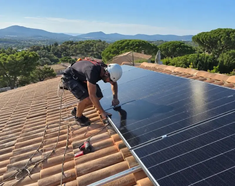 Installateur panneaux solaires Aubagnan — pose photovoltaïque sur toiture
