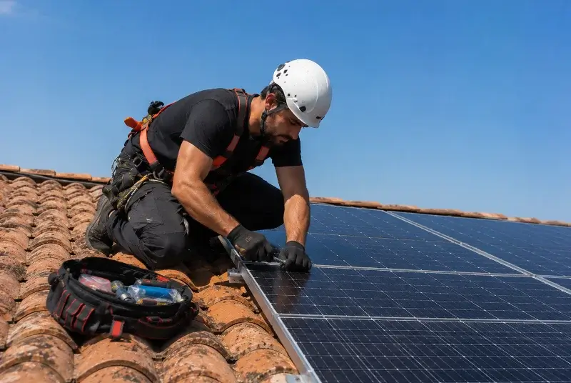 Maintenance et monitoring de panneaux solaires à Aubagnan