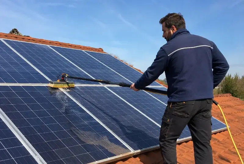 Nettoyage et entretien de panneaux solaires à Aubagnan